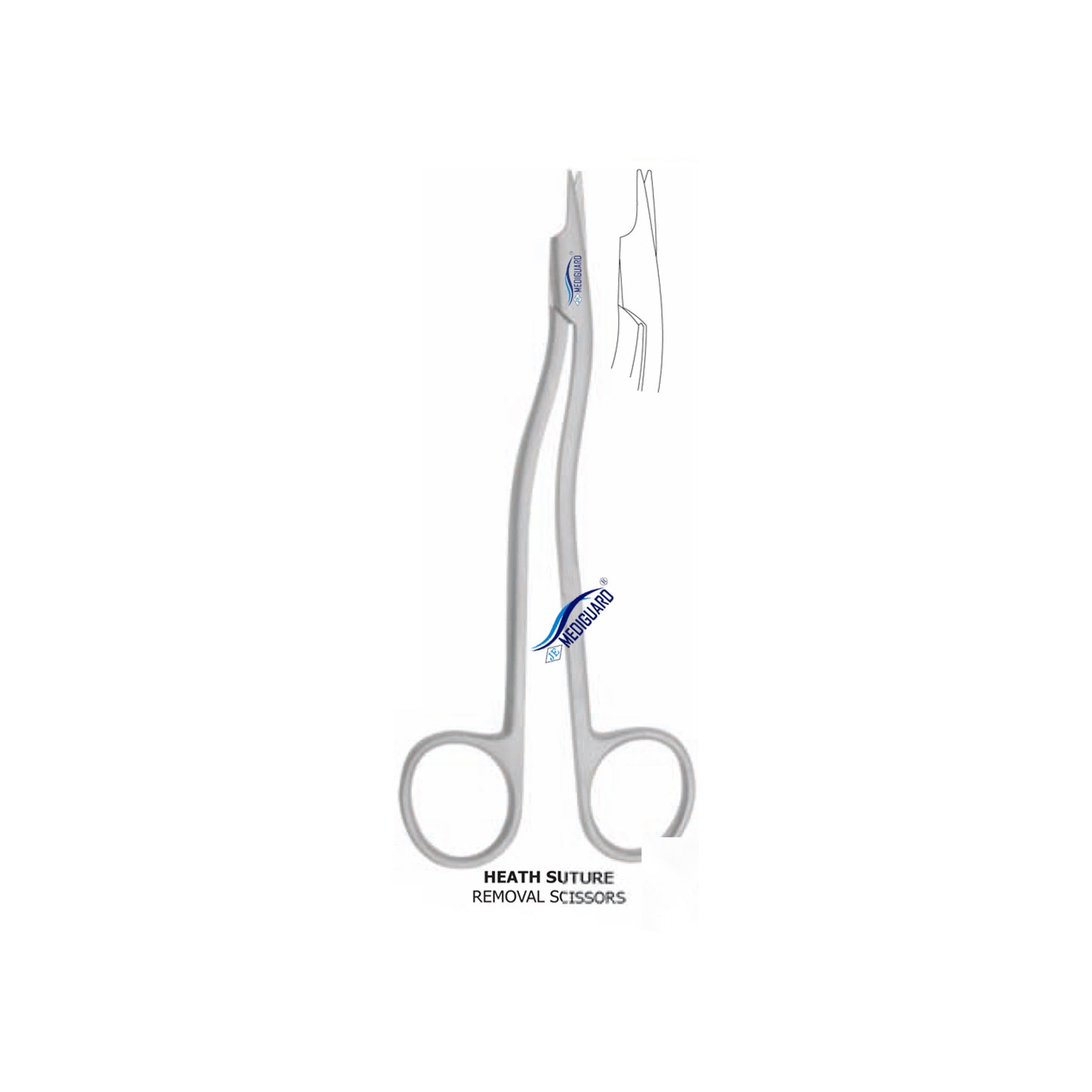 MEDIGUARD HEATH SUTURE REMOVAL SCISSOR / SUTURE CUTTING SCISSORS