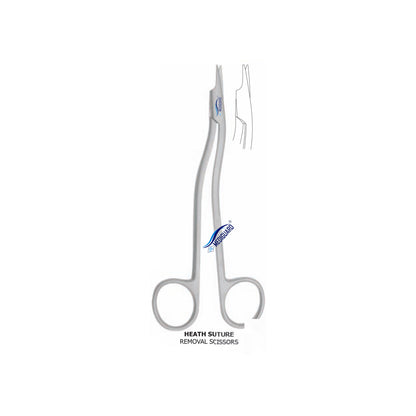 MEDIGUARD HEATH SUTURE REMOVAL SCISSOR / SUTURE CUTTING SCISSORS