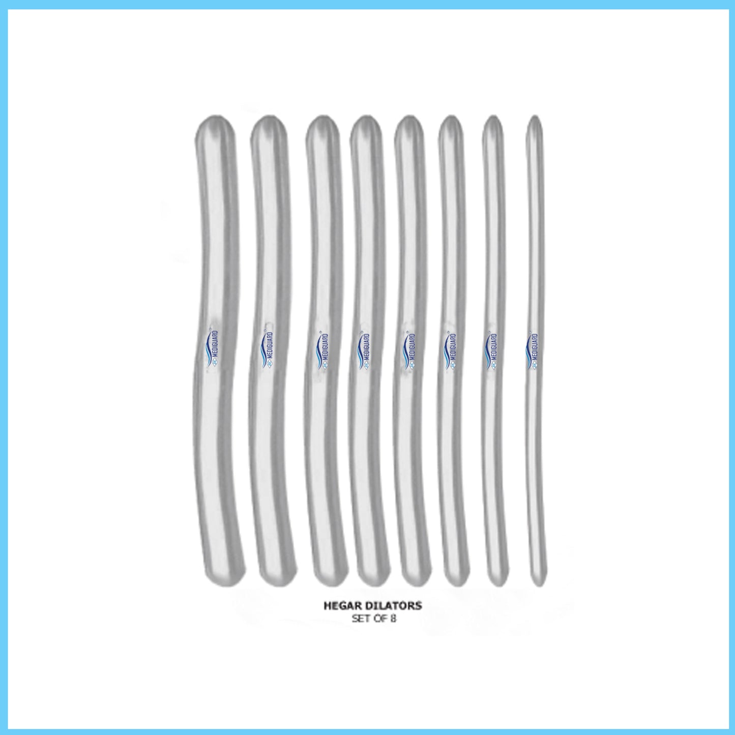 MEDIGUARD HEGAR DILATORS SET OF 8