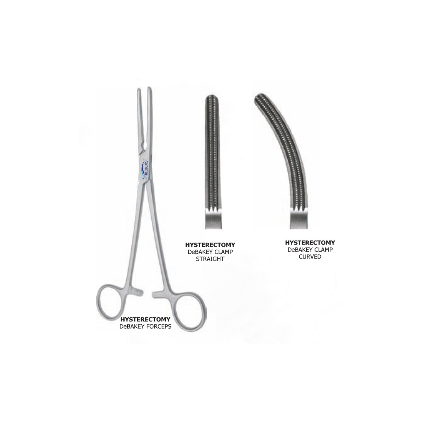 MEDIGUARD HYSTERECTOMY DEBAKERY FORCEPS