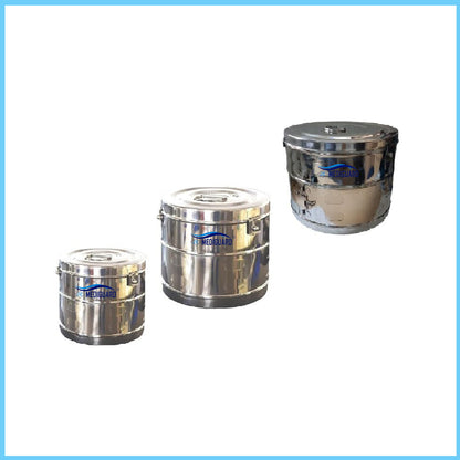 MEDIGUARD Jointed Dressing Drum, Fully SS 15"x12",11"x9", 6"x6", Combo