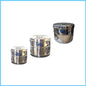 MEDIGUARD Jointed Dressing Drum, Fully SS 15"x12",11"x9", 6"x6", Combo