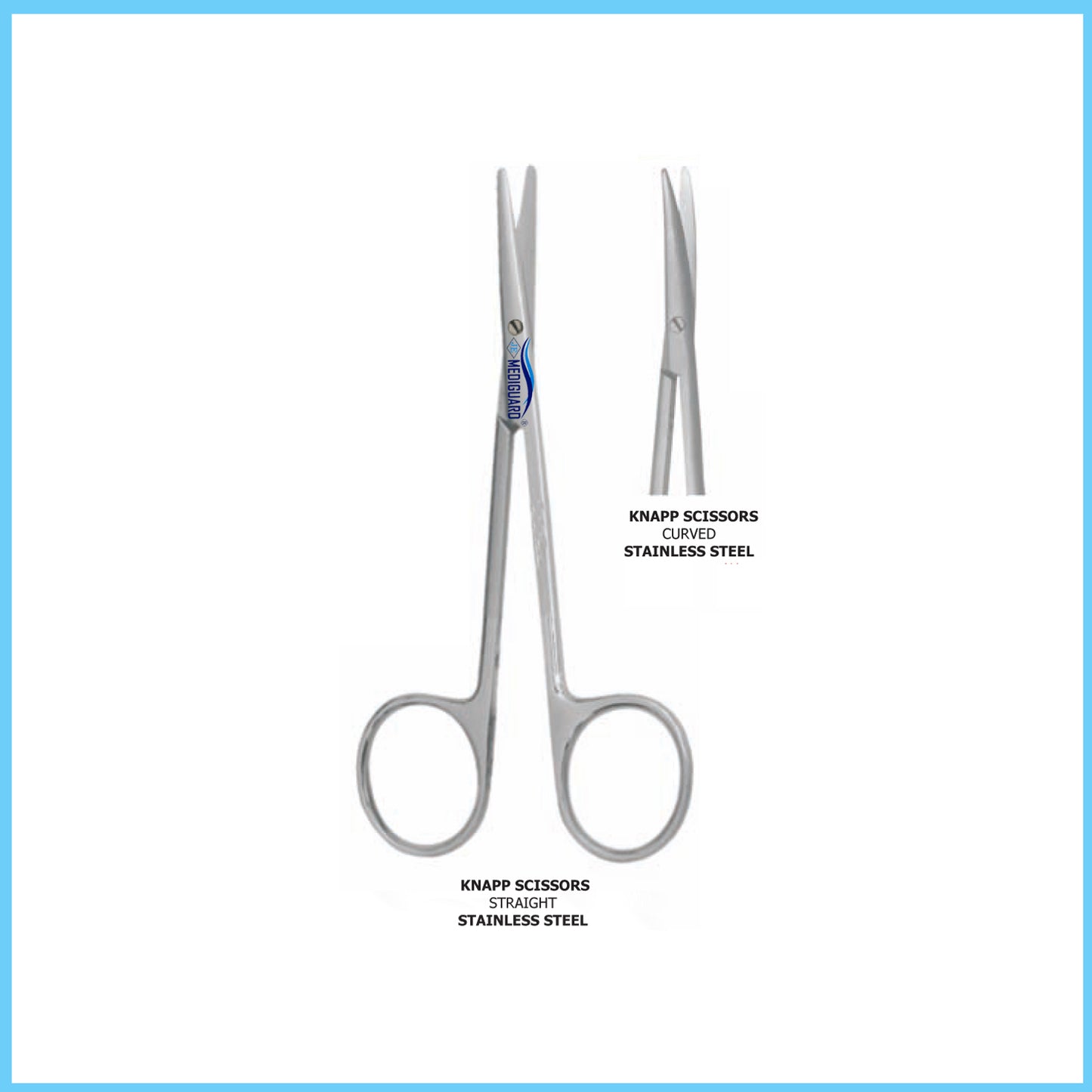 MEDIGUARD KNAPP SCISSORS STRAIGHT SS