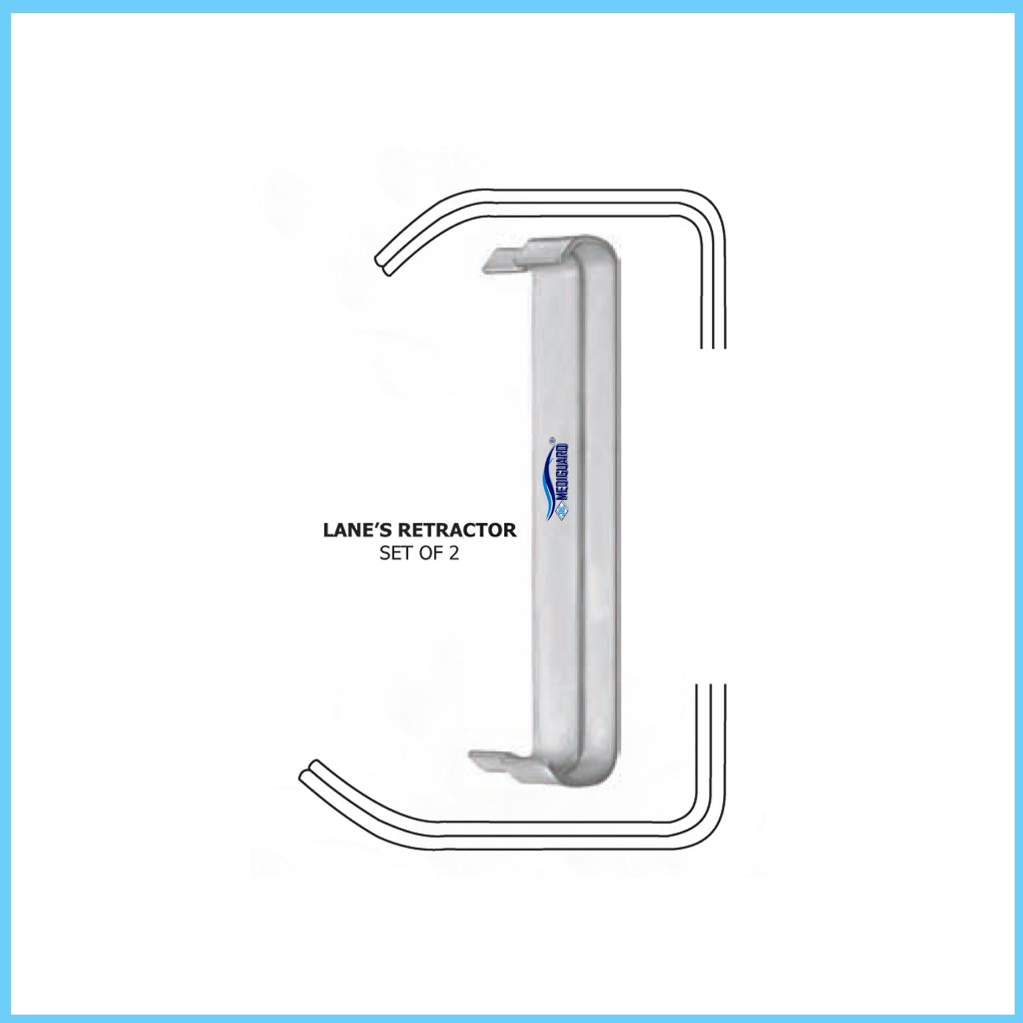 MEDIGUARD LANE'S RETRACTOR SET OF 2