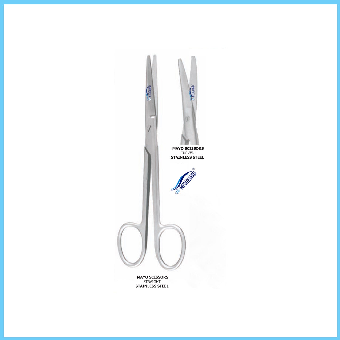 MEDIGUARD MAYO SCISSORS STRAIGHT SS