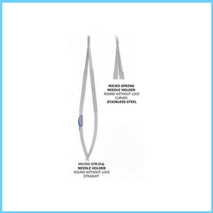 MEDIGUARD MICRO SPRING NEEDLE HOLDER ROUND WITH LOOK