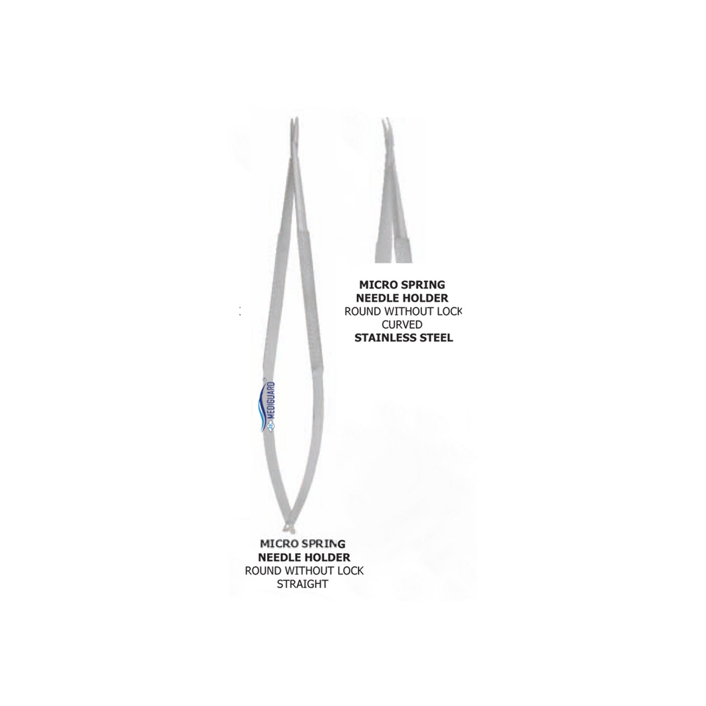 MEDIGUARD MICRO SPRING NEEDLE HOLDER ROUND WITH LOOK