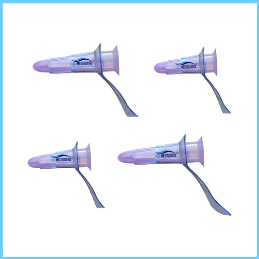 MEDIGUARD Rectal Speculum Disposable Proctoscope Plastic Sterile, Pack of 4