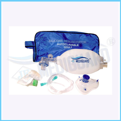 MEDIGUARD Silicone Ambu Bag Resuscitator for Adults 1600ml