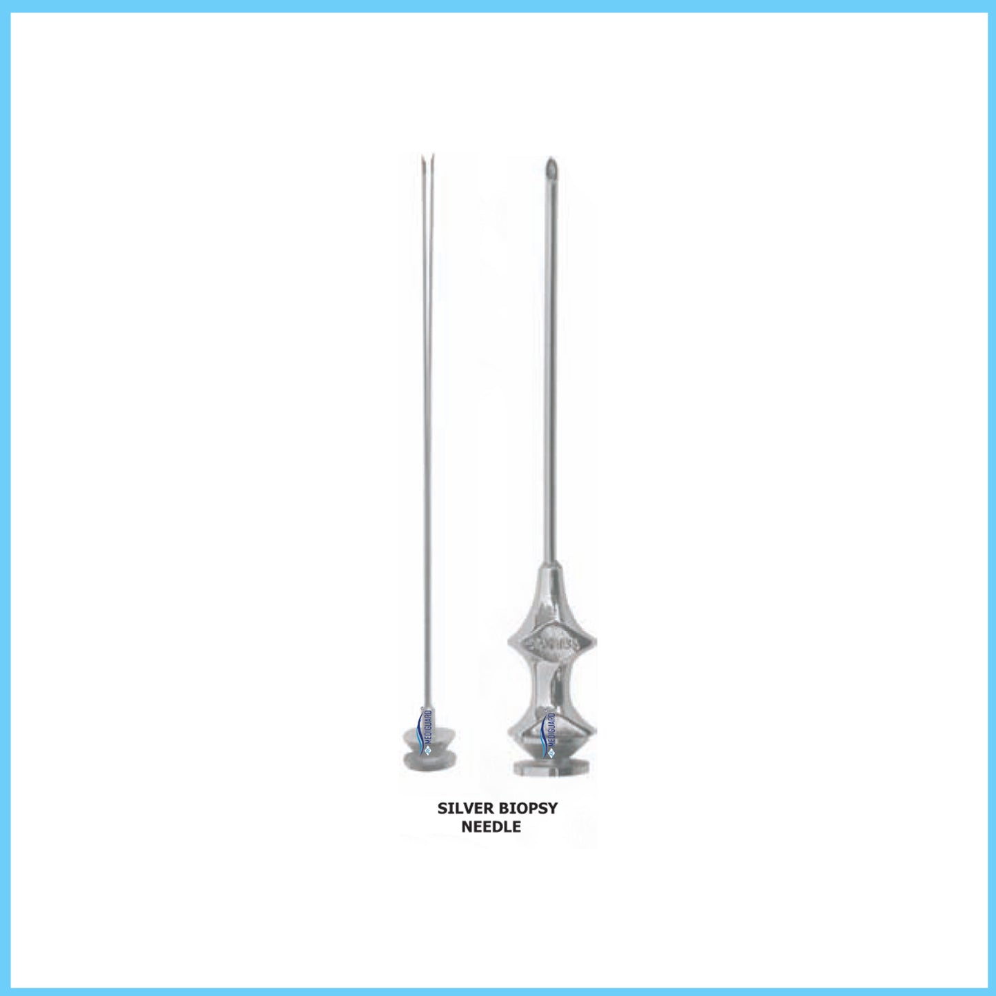 MEDIGUARD SILVER BIOPSY NEEDLE