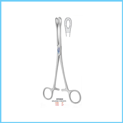 MEDIGUARD SPONGE HOLDING FORCEPS