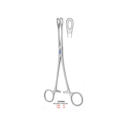 MEDIGUARD SPONGE HOLDING FORCEPS