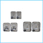 MEDIGUARD SS Instrument Tray with Lid (Size 8x6), Instrument Tray with Lid (Size 10x8) Instrument Tray with Lid (Size 12x10) Set