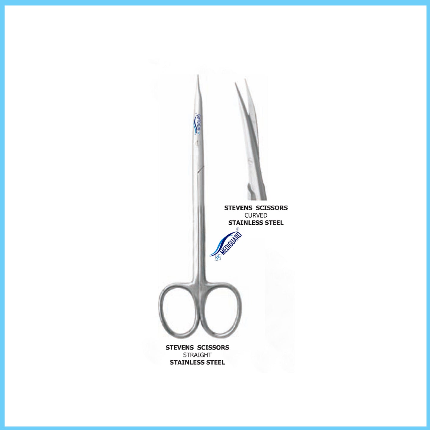 MEDIGUARD STEVENS SCISSORS STRAIGHT SS