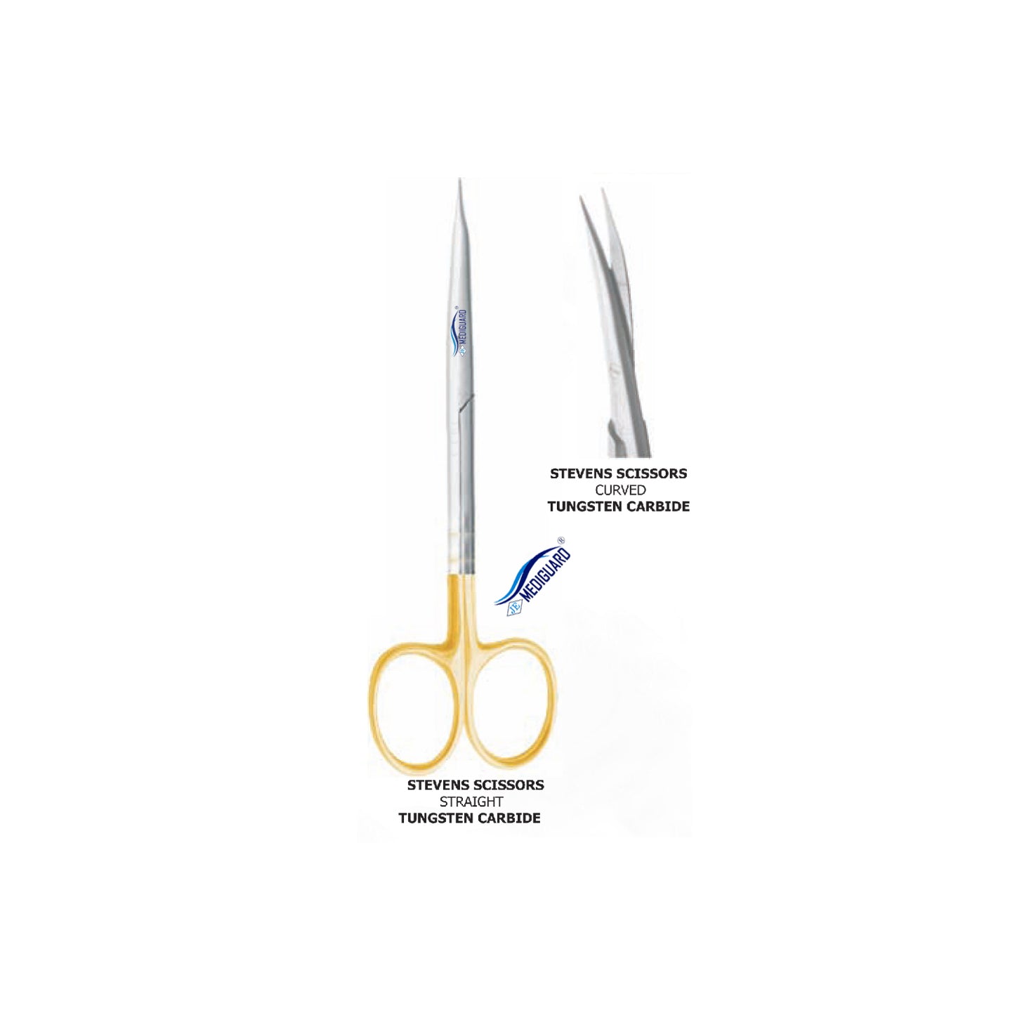 MEDIGUARD STEVENS SCISSORS SS TUNGSTEN CARBIDE