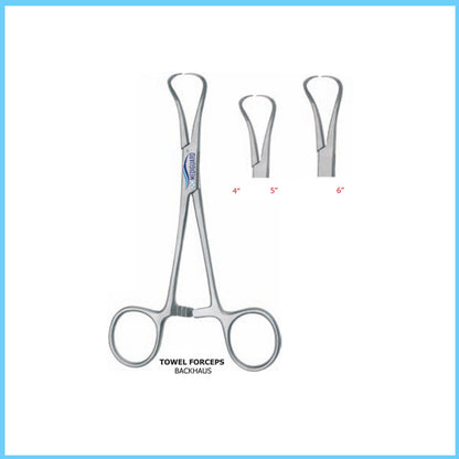 MEDIGUARD TOWEL FORCEPS BACKHAUS