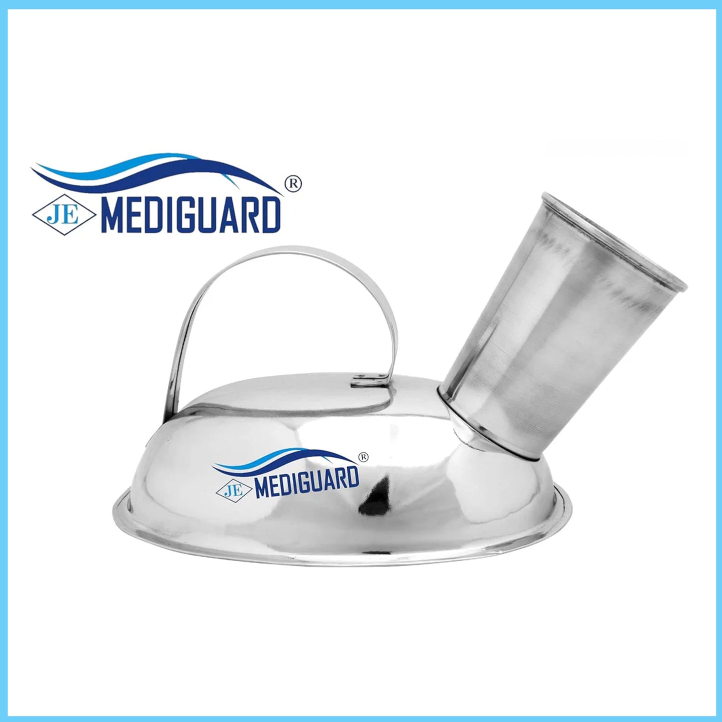 MEDIGUARD Unisex Stainless Steel Urinal