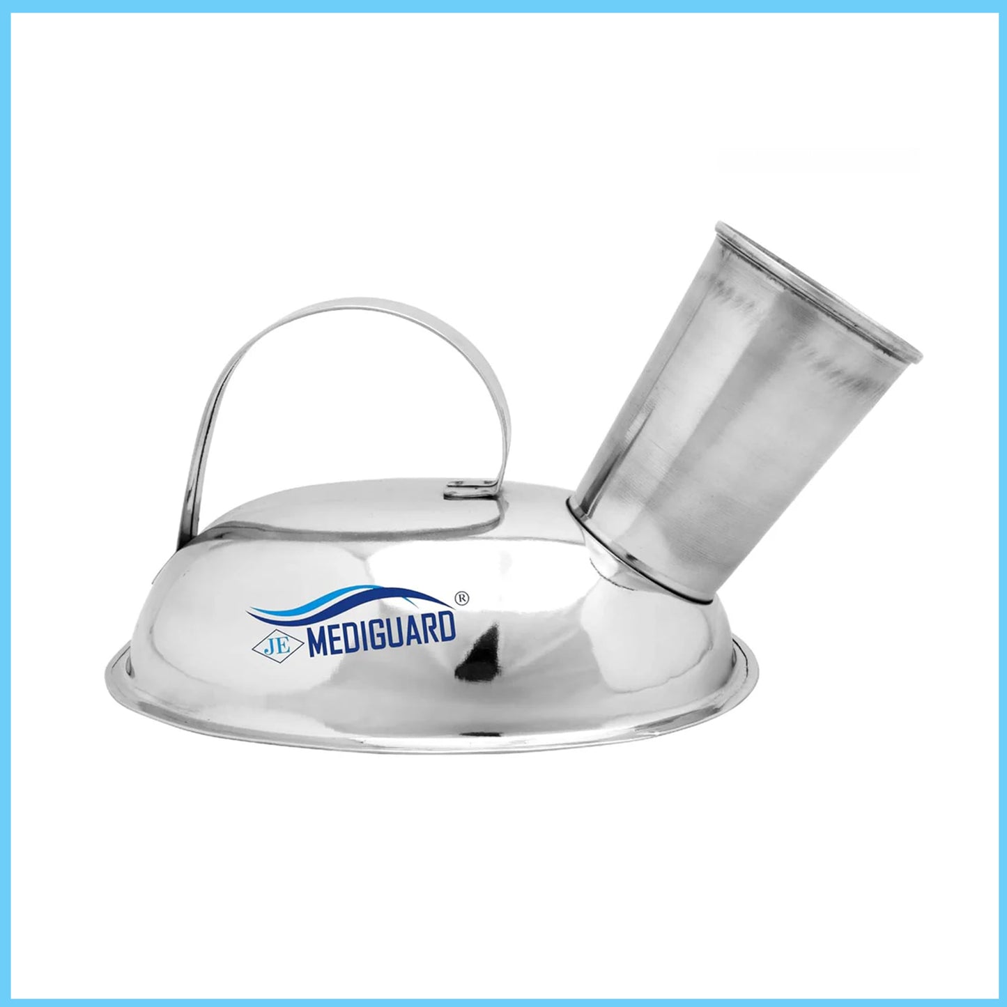 MEDIGUARD URINAL FEMALE STAINLESS STEEL