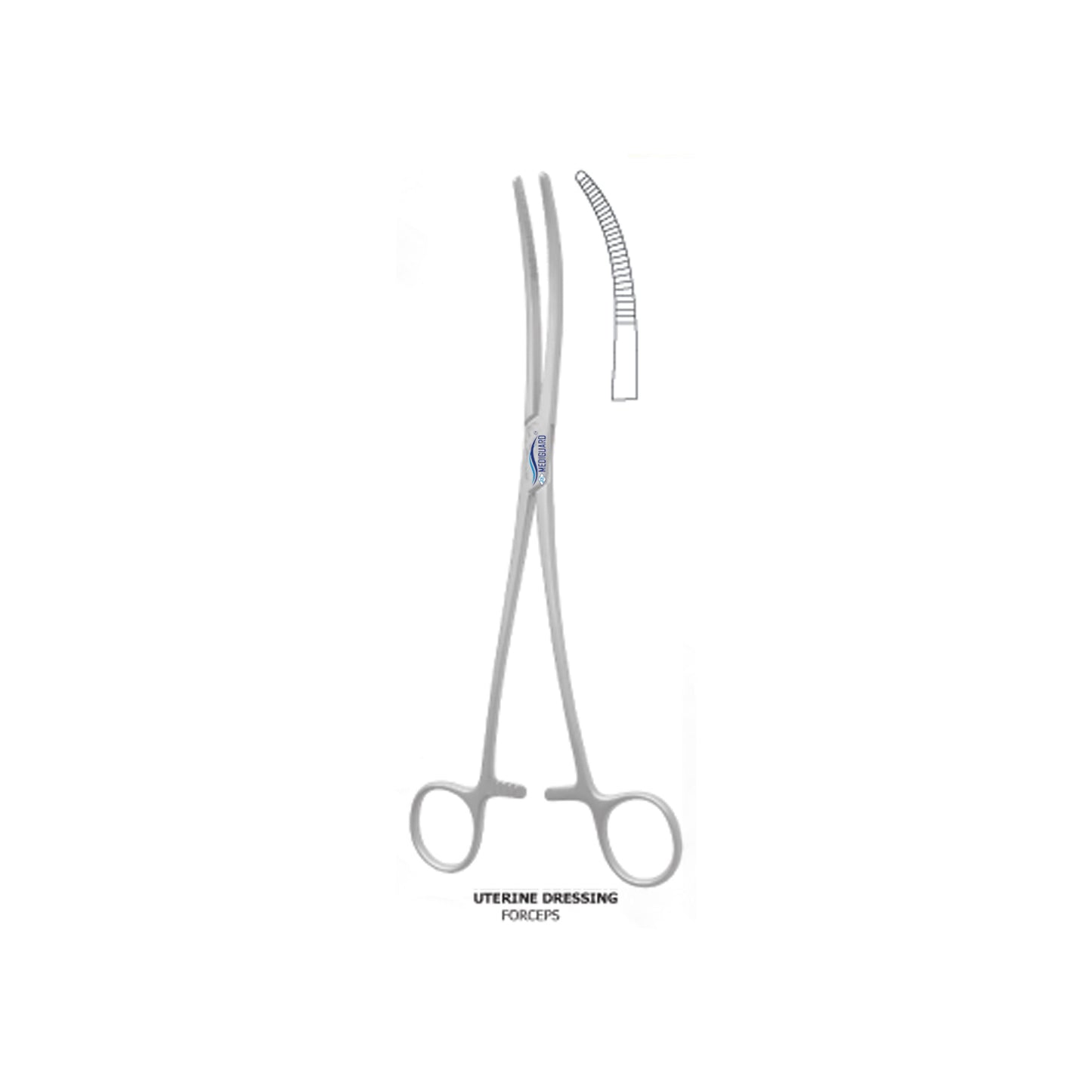 MEDIGUARD UTERINE DRESSING FORCEPS