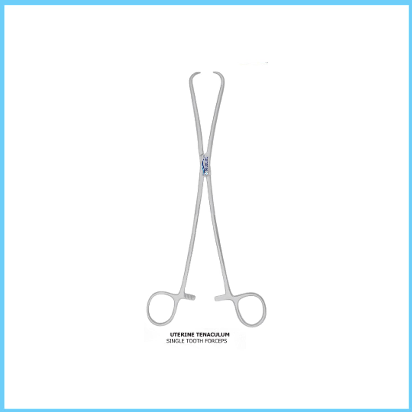 MEDIGUARD UTERINE TENACULUM SINGLE TOOTH FORCEPS