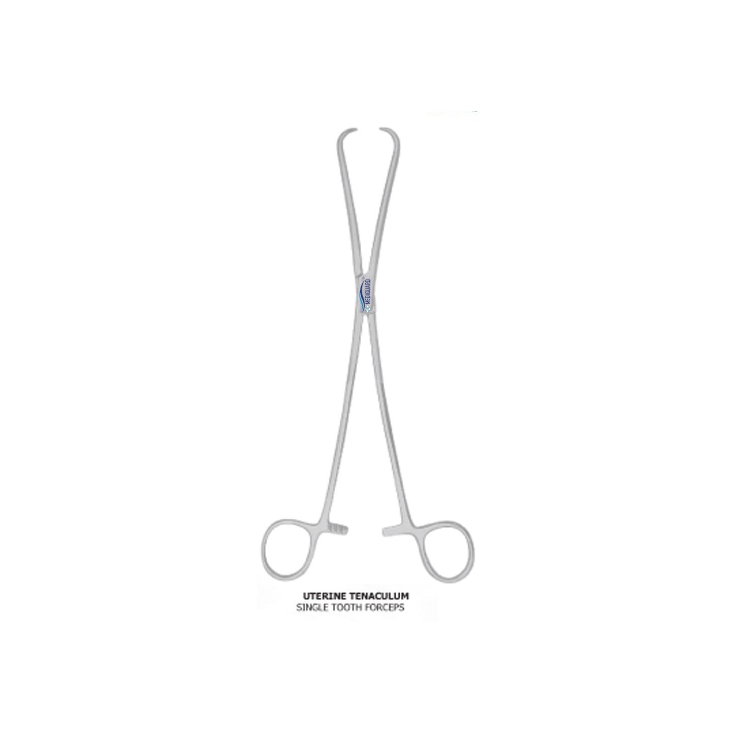 MEDIGUARD UTERINE TENACULUM SINGLE TOOTH FORCEPS