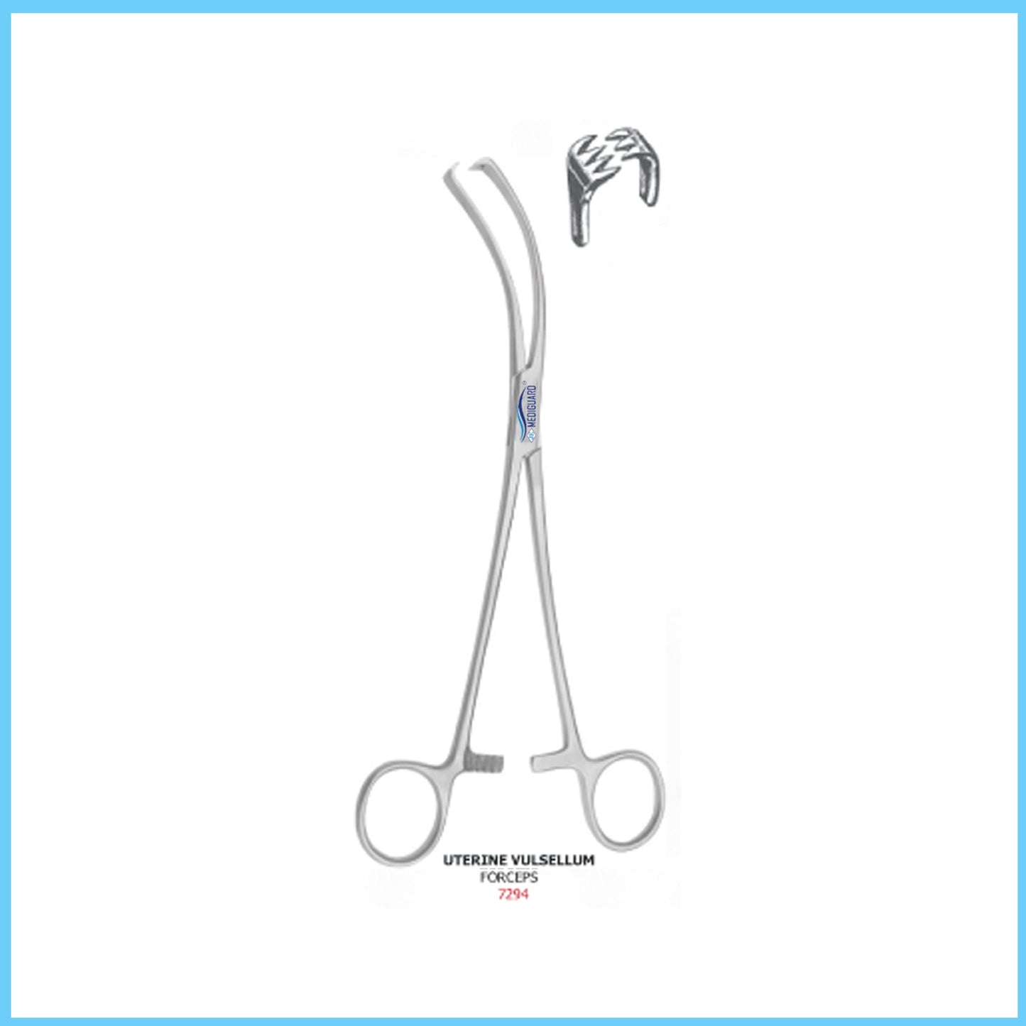 MEDIGUARD UTERINE VULSELLUM FORCEPS