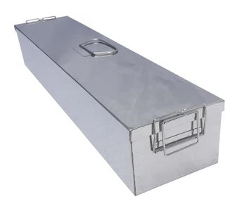 MEDIGUARD Cidexx Tray Stainless Steel Tray Sterilization 10 liters Size 27"x6"x5" Reusable Medical